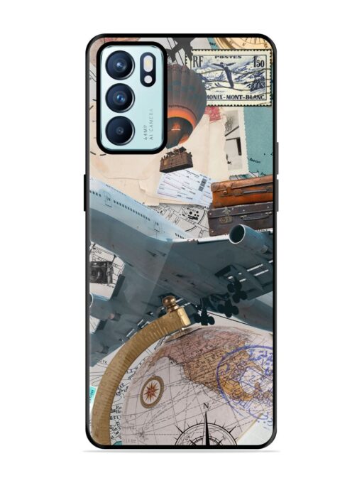 Adventure Awaits Glossy Metal Phone Cover for Oppo Reno 6 (5G) Zapvi