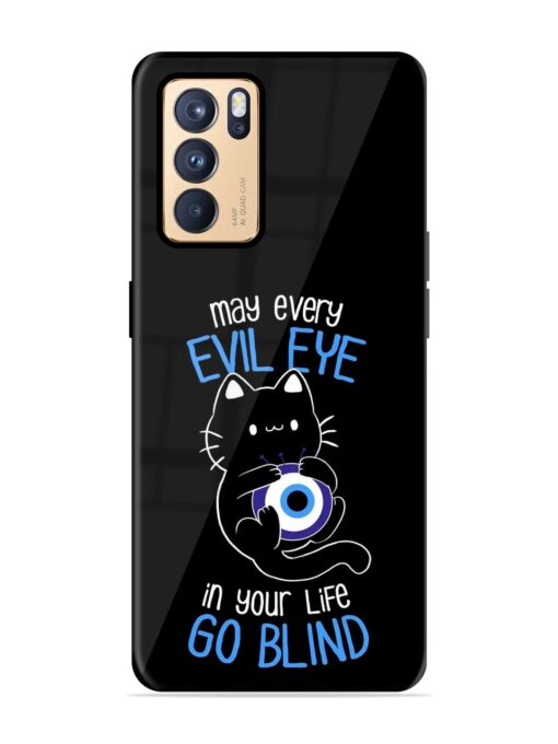 May every evil eye in your life go blind Glossy Metal Phone Cover for Oppo Reno 6 Pro (5G) Zapvi