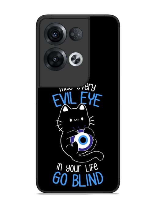 May every evil eye in your life go blind Glossy Metal Phone Cover for Oppo Reno 8 Pro (5G) Zapvi