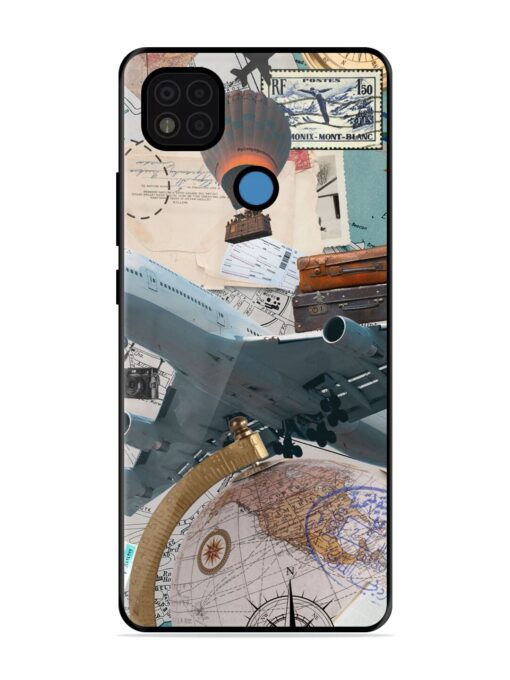 Adventure Awaits Glossy Metal Phone Cover for Poco C31