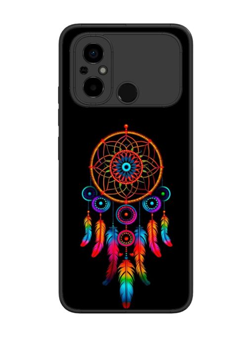 Dreamcatcher Glossy Metal Phone Cover for Poco C55 Zapvi