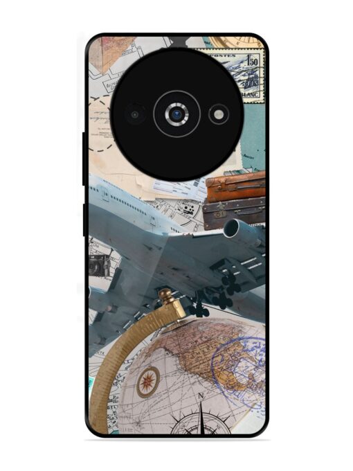 Adventure Awaits Glossy Metal Phone Cover for Poco C61