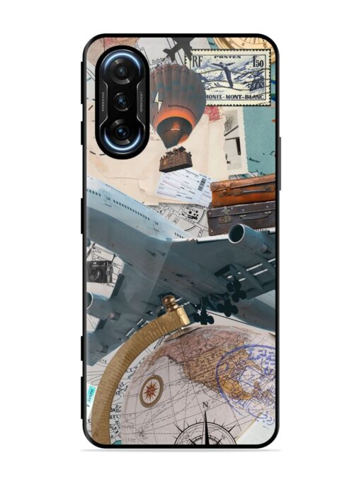 Adventure Awaits Glossy Metal Phone Cover for Poco F3 Gt (5G) Zapvi