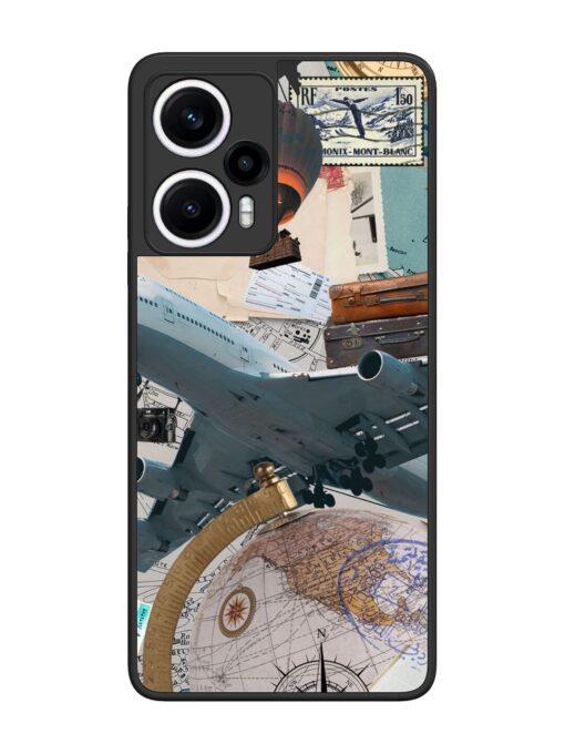 Adventure Awaits Glossy Metal Phone Cover for Poco F5 (5G) Zapvi