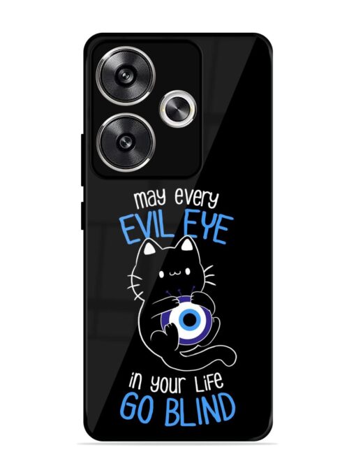 May every evil eye in your life go blind Glossy Metal Phone Cover for Poco F6 (5G)