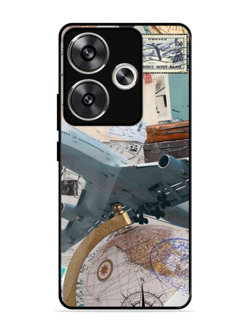 Adventure Awaits Glossy Metal Phone Cover for Poco F6 (5G)