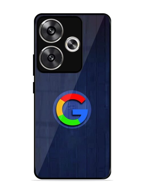 Google Logo Printed Glossy Metal TPU Phone Cover for Poco F6 (5G)