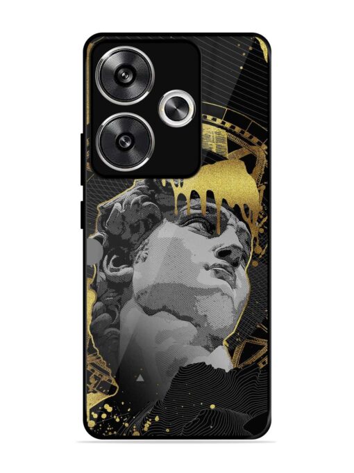 Roman Face Glossy Metal Phone Cover for Poco F6 (5G)