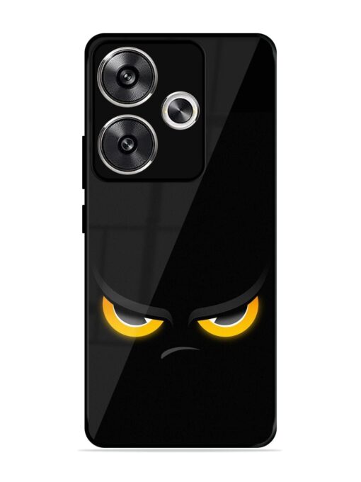 Scary Yellow Eye Glossy Metal TPU Phone Cover for Poco F6 (5G)