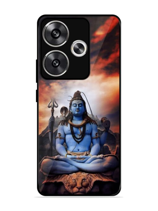 Jai Jai Shiv Glossy Metal Phone Cover for Poco F6 (5G)