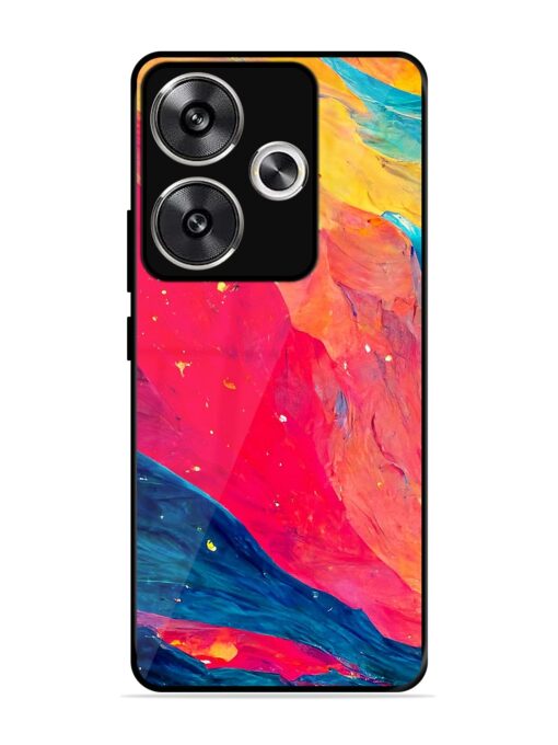 Starry Night Glossy Metal Phone Cover for Poco F6 (5G)