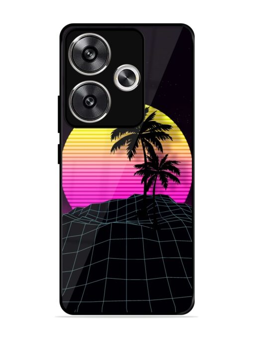 Coconut Vector Glossy Metal Phone Cover for Poco F6 (5G)