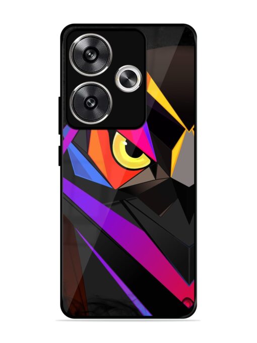 Wpap Owl Glossy Metal Phone Cover for Poco F6 (5G)