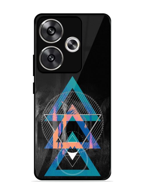 Indie Cross Glossy Metal Phone Cover for Poco F6 (5G)