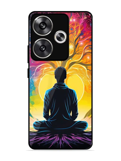 Mind Colourful Glossy Metal Phone Cover for Poco F6 (5G)