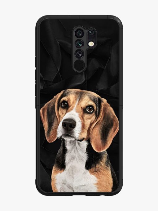 Beagle Portrait Glossy Metal Phone Cover for Poco M2