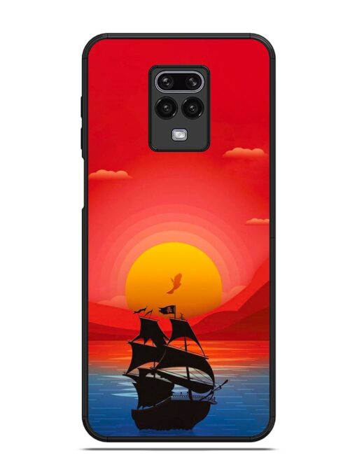 Sunset Sail Glossy Metal Phone Cover for Poco M2 Pro Zapvi