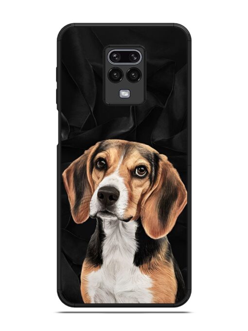 Beagle Portrait Glossy Metal Phone Cover for Poco M2 Pro Zapvi