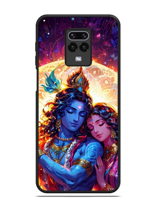 Radha Krishna Art Glossy Metal Phone Cover for Poco M2 Pro Zapvi