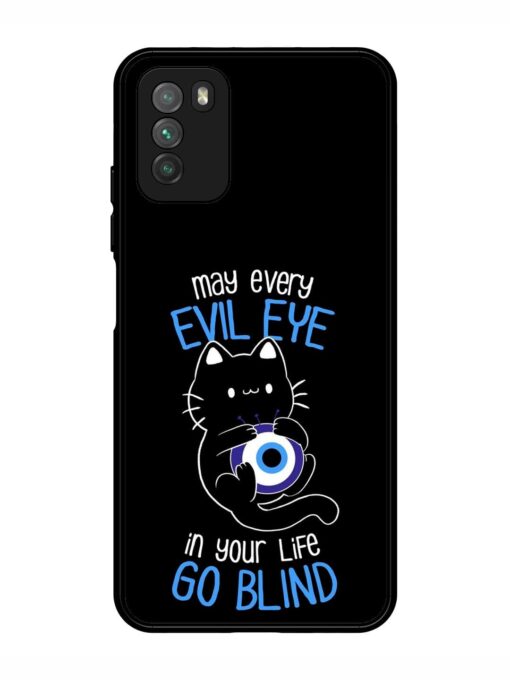 May every evil eye in your life go blind Glossy Metal Phone Cover for Poco M3 Zapvi