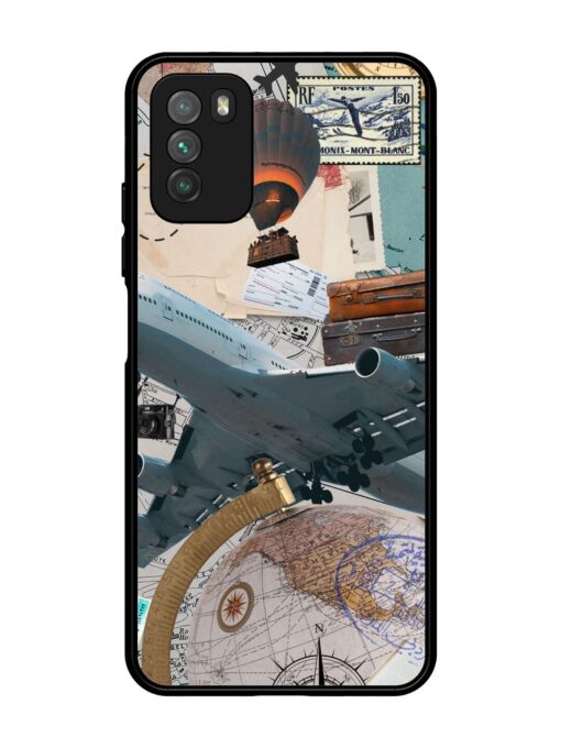 Adventure Awaits Glossy Metal Phone Cover for Poco M3