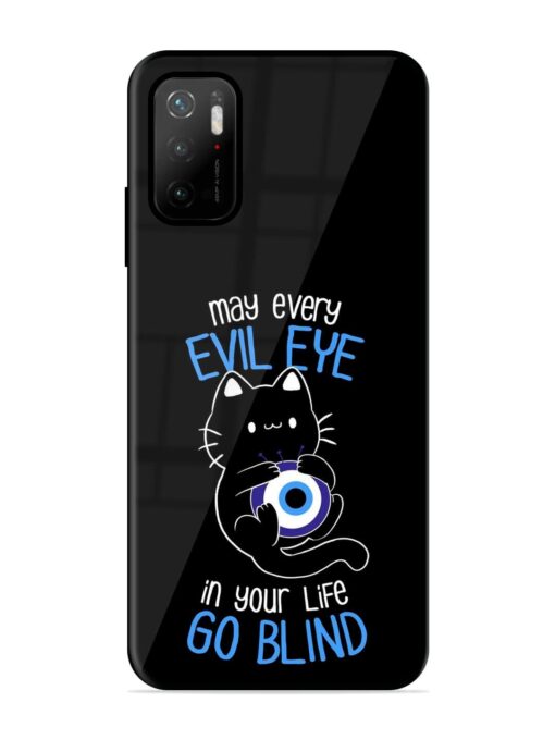 May every evil eye in your life go blind Glossy Metal Phone Cover for Poco M3 Pro (5G) Zapvi