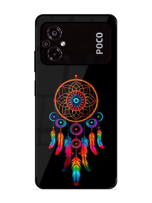 Dreamcatcher Glossy Metal Phone Cover for Poco M5 Zapvi