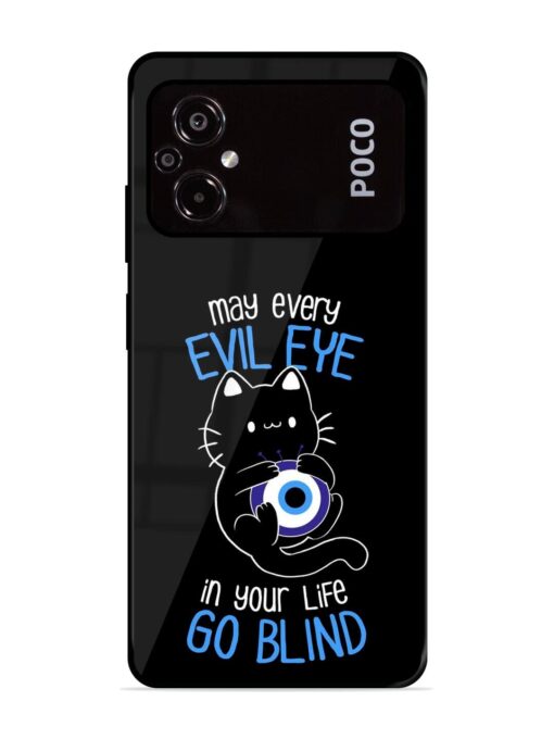 May every evil eye in your life go blind Glossy Metal Phone Cover for Poco M5 Zapvi