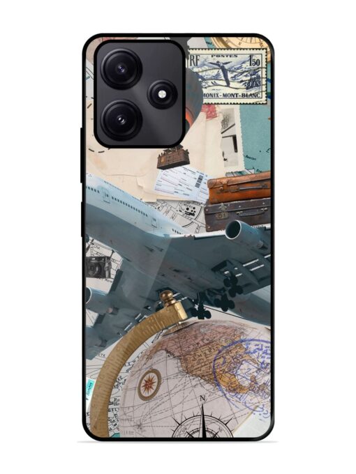 Adventure Awaits Glossy Metal Phone Cover for Poco M6 Pro (5G) Zapvi