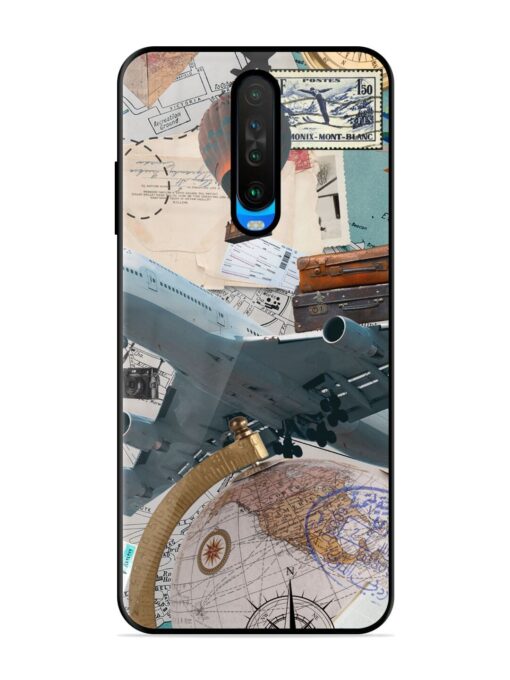 Adventure Awaits Glossy Metal Phone Cover for Poco X2