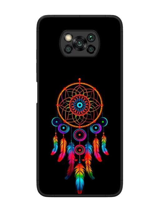 Dreamcatcher Glossy Metal Phone Cover for Poco X3 Zapvi