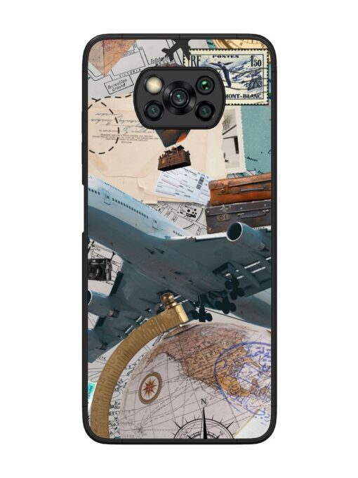 Adventure Awaits Glossy Metal Phone Cover for Poco X3 Pro Zapvi