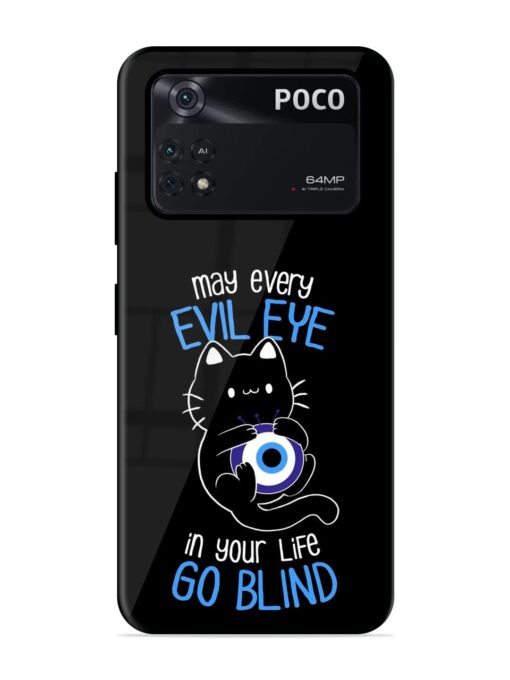 May every evil eye in your life go blind Glossy Metal Phone Cover for Poco X4 Pro (5G) Zapvi