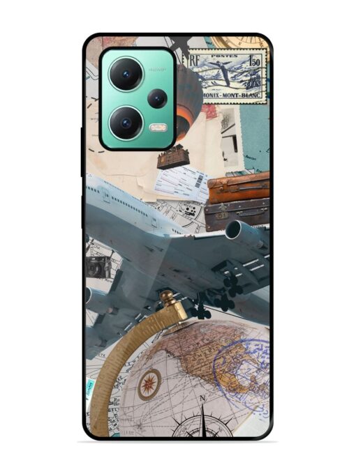 Adventure Awaits Glossy Metal Phone Cover for Poco X5 (5G) Zapvi