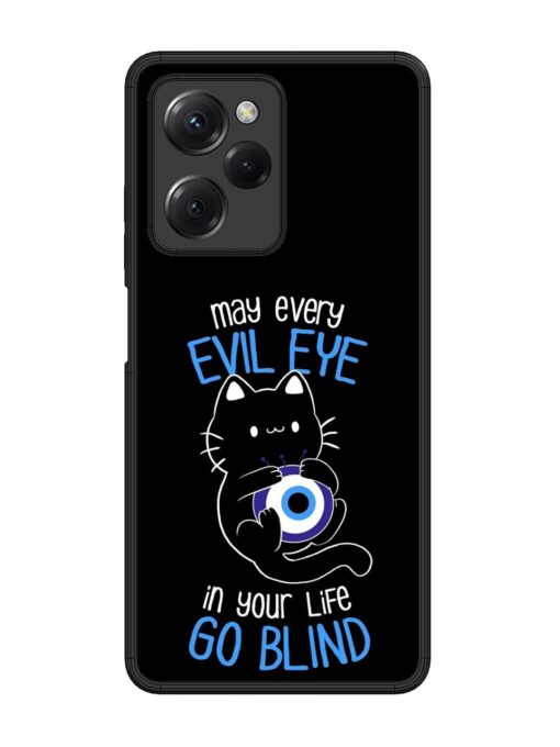 May every evil eye in your life go blind Glossy Metal Phone Cover for Poco X5 Pro (5G)