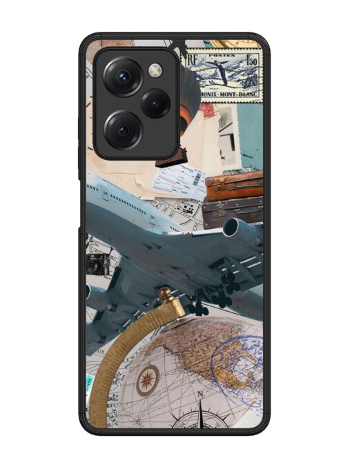 Adventure Awaits Glossy Metal Phone Cover for Poco X5 Pro (5G) Zapvi