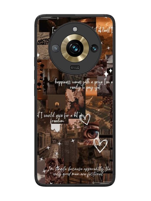 Melancholy Aesthetic Glossy Metal Phone Cover for Realme 11 Pro Plus (5G) Zapvi