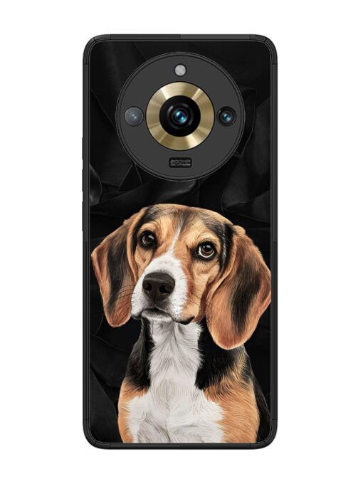 Beagle Portrait Glossy Metal Phone Cover for Realme 11 Pro Plus (5G) Zapvi