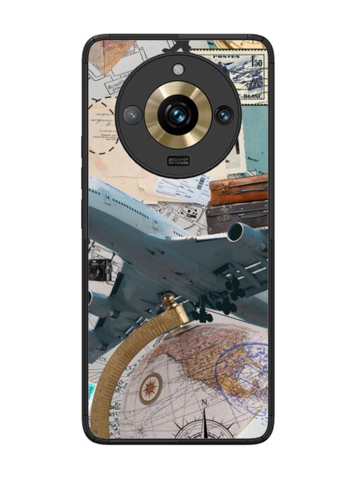 Adventure Awaits Glossy Metal Phone Cover for Realme 11 Pro Plus (5G) Zapvi