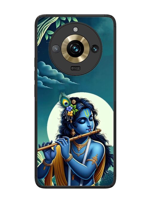 Krishna's Divine Flute Glossy Metal Phone Cover for Realme 11 Pro Plus (5G) Zapvi