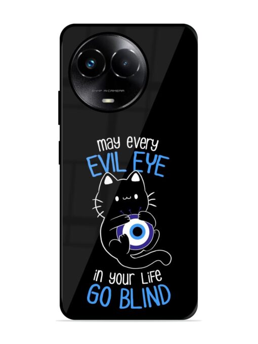 May every evil eye in your life go blind Glossy Metal Phone Cover for Realme 11X (5G) Zapvi