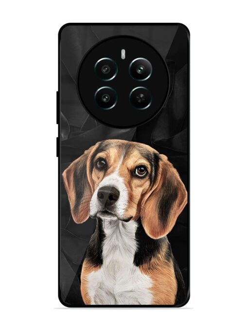 Beagle Portrait Glossy Metal Phone Cover for Realme 12 Plus (5G)