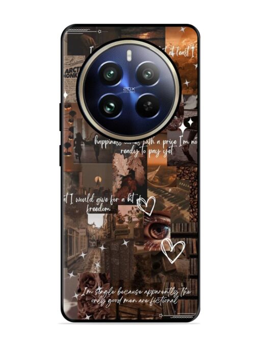 Melancholy Aesthetic Glossy Metal Phone Cover for Realme 12 Pro (5G)