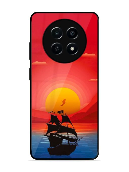 Sunset Sail Glossy Metal Phone Cover for Realme 12X (5G) Zapvi