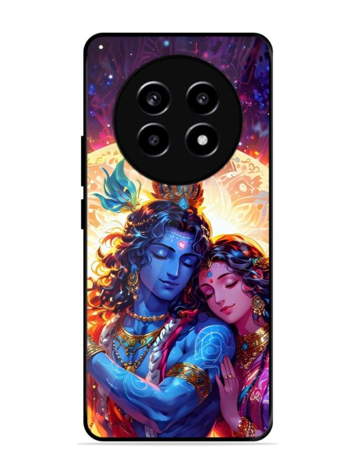 Radha Krishna Art Glossy Metal Phone Cover for Realme 13 (5G)