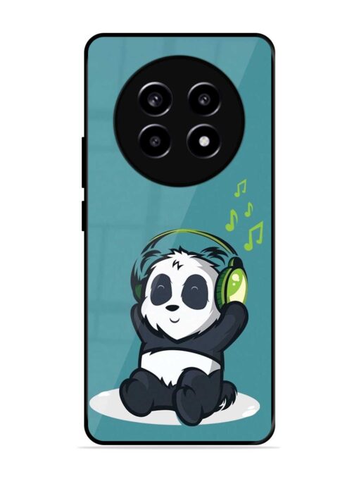 Music Panda Glossy Metal Phone Cover for Realme 13 (5G)