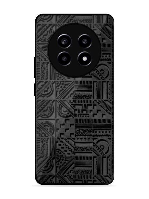 Seamless Pattern Glossy Metal Phone Cover for Realme 13 (5G)