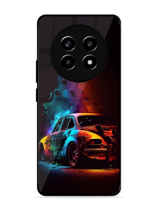 High Classic Car Art Glossy Metal Phone Cover for Realme 13 (5G)