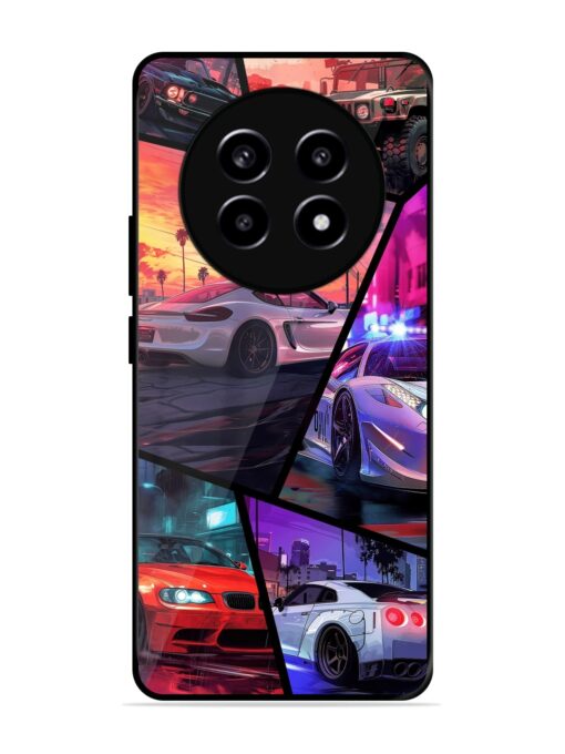 Ride In Pixels Glossy Metal Phone Cover for Realme 13 (5G)