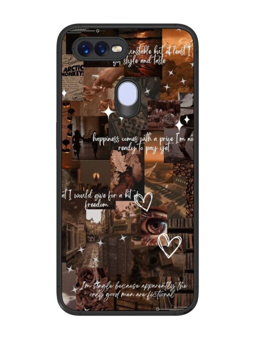 Melancholy Aesthetic Glossy Metal Phone Cover for Realme 2 Pro Zapvi